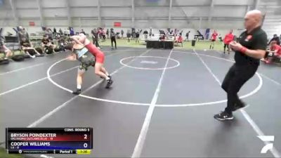 195 lbs Semis & 3rd Wb (16 Team) - Bryson Poindexter, Oklahoma Outlaws Blue vs Cooper Williams, LA