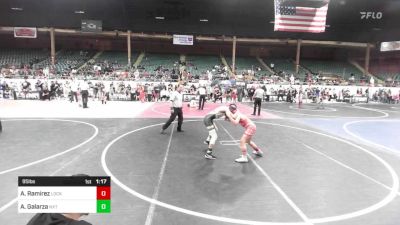 95 lbs Quarterfinal - Aaron Ramirez, Lockjaw WC vs Ayden Galarza, Nxt Lvl Wr Ac