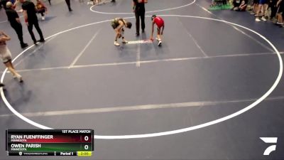 77 lbs 1st Place Match - Owen Parish, Minnesota vs Ryan Fuenffinger, Minnesota