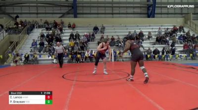 285 lbs 3rd Place - Christian Lance, Nebraska-Unattached vs Patrick Grayson, Nebraska