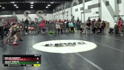 112 lbs Round 3 (8 Team) - NOLAN HAGERTY, West Shore Wrestling Club vs Grady Phelps, Minions Green (GA)