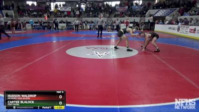 6A 126 lbs Semifinal - Hudson Waldrop, McAdory High School vs Carter Blalock, Fort Payne