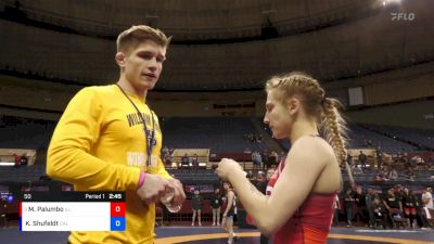 50 lbs Cons. Semi - Mia Palumbo, Illinois vs Kaelani Shufeldt, California