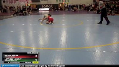 120 lbs Cons. Round 3 - Mason Besler, Dubuque Senior vs Mitchell Murphy, Dubuque Hempstead