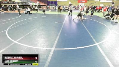 217-238 lbs Round 2 - Anthony Kugmeh, Bloomington Wrestling Club vs Jake Kingzett, North Dakota