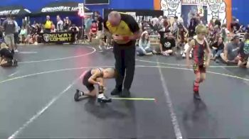 49 lbs Round 5 (6 Team) - JT Tsokolas, Untouchables White vs Wiley Derby, The Funky Singlets Teal