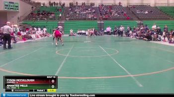 132 lbs 2nd Wrestleback (8 Team) - Amantee Mills, Mill Creek vs Tyson McCullough, Lowndes