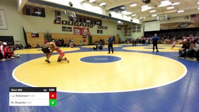 148 lbs Round Of 16 - Jaydon Robinson, Flossmoor-Homewood (IL) vs Matthew Ruacho, Central