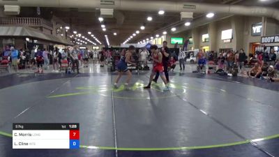 57 kg Cons 16 #1 - Chase Morris, Long Beach Wrestling Club vs Leland Cline, Integrity Wrestling Club