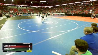 D2-145 lbs Cons. Round 1 - Griffin Marko, Saint Croix Falls vs Landon Radtke, River Valley