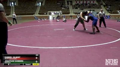 285 lbs Cons. Round 2 - Gabriel Gilbert, Valley High School vs JONATHAN SANDERS, Holtville