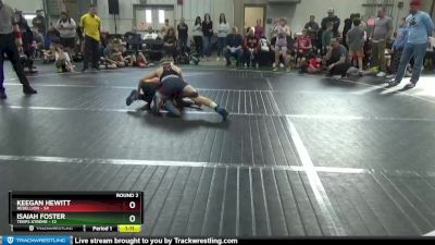 130 lbs Round 2 - Keegan Hewitt, Rebellion vs Isaiah Foster, Terps Xtreme