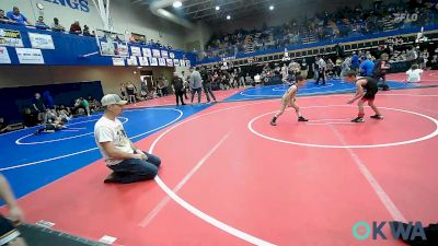 49 lbs Consi Of 8 #2 - Troy Hall, Claremore Wrestling Club vs Sawyer Simpson, Salina Wrestling Club