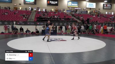 48 kg Rnd Of 16 - Kellen Downing, Flathead High School Wrestling vs Dylan Ota, Spartan Mat Club