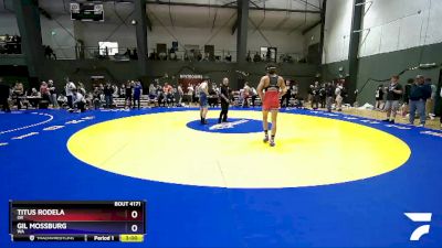 150 lbs Champ. Round 2 - Titus Rodela, OR vs Gil Mossburg, WA