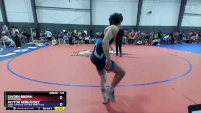 126 lbs Cons. Semi - Zayden Brown, Washington vs Peyton Hernandez, CNWC Concede Nothing Wrestling Club