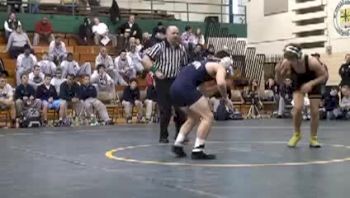 145 lbs hs match, Matt Tusick, St Edwards, Vs Brad Bishop, Blair,