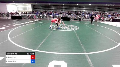 112 lbs Consi Of 16 #2 - Caroline Farris, MO vs Rianna Bernal, CA