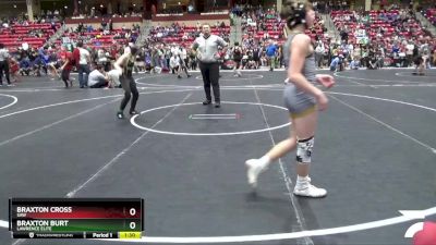 100 lbs Champ. Round 2 - Braxton Burt, Lawrence Elite vs Braxton Cross, SAW