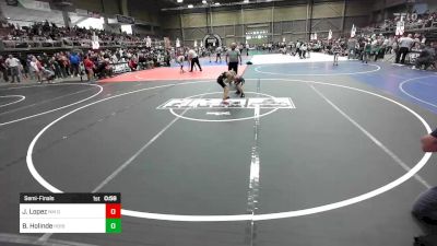 62 lbs Semifinal - Jace Lopez, NM Gold vs Bayne Holinde, Hoisington Jr Cardinals