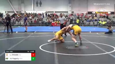 165 lbs Semifinal - Joshua Shields, Arizona State vs Andrew Fogarty, North Dakota State