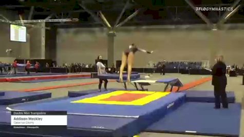Addison Meckley - Double Mini Trampoline, Cabarrus County - 2021 USA Gymnastics Championships