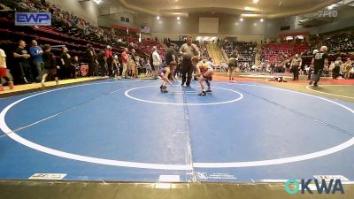 61 lbs Consi Of 4 - Jackson Deatherage, Pawhuska Elks Takedown vs Chris Soto, Chandler Takedown Club