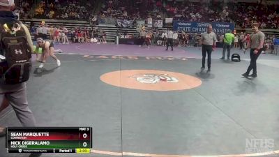 D 1 160 lbs Quarterfinal - Nick DiGeralamo, Holy Cross vs Sean Marquette, Covington