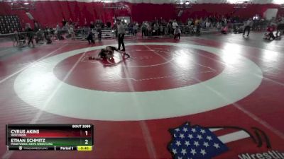 78 lbs Cons. Round 1 - Ethan Schmitz, Manitowoc Ships Wrestling vs Cyrus Akins, Wisconsin