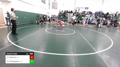 175 lbs Quarterfinal - Conlan Simard, Berlin vs Giovanni Da Silva-Escalera, New London