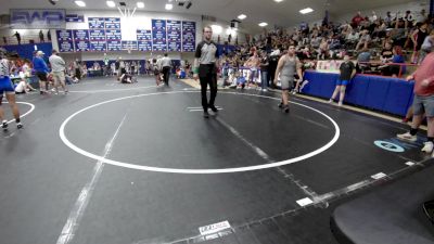 195 lbs Semifinal - Izaiah Shadden, Bristow Wrestling Club vs Kolten Fuller, Clinton Youth Wrestling