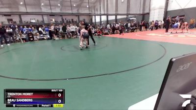 138 lbs Champ. Round 1 - Trenton Moret, CO vs Beau Sandberg, OR