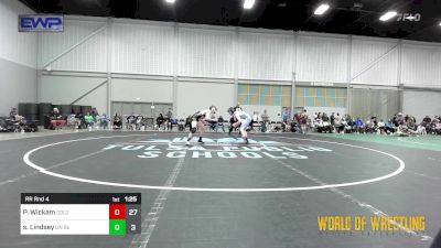 115 lbs Rr Rnd 4 - Parker Wickam, Northern Colorado 14U vs Seattle Lindsey, Untouchables 14U Blue