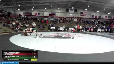 165 lbs Cons. Round 3 - Thomas Potter, Lake Erie vs William Lowery, UNC Pembroke