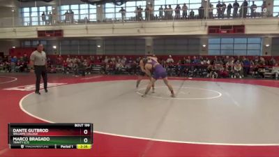 184 lbs Cons. Round 3 - Marco Bragado, Trinity (CT) vs Dante Gutbrod, Williams College