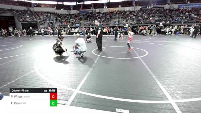 49 lbs Quarterfinal - Pierce Wilson, Unaffiliated vs Thomas Reis, Southern Illinois Bulldog WC