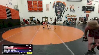 126-132 lbs Round 3 - Brody Allen, Glenrock Wrestling Club vs Cannon Boren, Thermopolis Wrestling Club