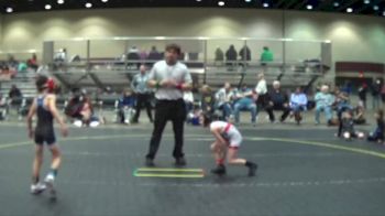 53 lbs Round 2 (6 Team) - Jojo Medal, Donahue WA vs Russell Flatter, Contenders WA Green