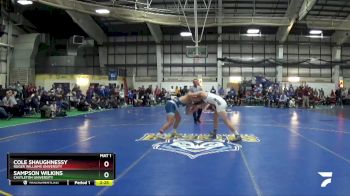 184 lbs Cons. Semi - Cole Shaughnessy, Roger Williams University vs Sampson Wilkins, Castleton University