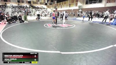 82 lbs Quarterfinal - Noah Espejo, Elite Force vs Brixton Archuleta, Sunkist Kids Monster Garage