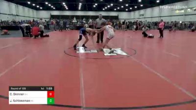 120 lbs Prelims - Cole Skinner, OH vs Jorden Schlossman, NC