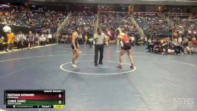 2A 126 lbs Cons. Round 2 - Chris Haro, South Lenoir vs Nathan Howard, Morehead