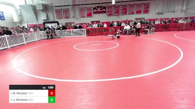 132 lbs Round Of 32 - Nick Nicosia, Tyngsborough/Dracut vs Jason Winston, Norton