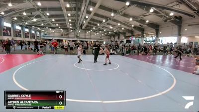 65 lbs Quarterfinal - Jayden Alcantara, Amped Wrestling Club vs Gabriel Coyle, Amped Wrestling Club