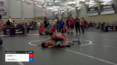 86 kg Consi Of 16 #1 - Josh Llopez, Rampage vs Jackson Hemauer, Valley RTC