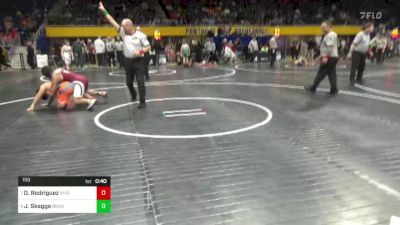 150 lbs Rd 7 - Consi-semis - Dante Rodriguez, Wyoming Valley West vs Jacyon Skaggs, Bradford