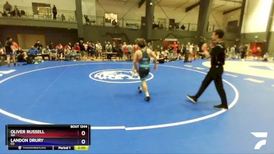 144 lbs Champ. Round 2 - Oliver Russell, WA vs Landon Drury, CO