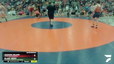 170 lbs Quarterfinal - Jackson Wilson, Young Guns Nashville vs Blaise Meeks, Blackman Freestyle And Greco