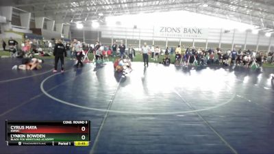 125 lbs Cons. Round 5 - Lynkin Bowden, Black Fox Wrestling Academy vs Cyrus Maya, NWWC