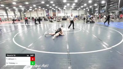 126 lbs Round Of 16 - TJ Allison, PA vs Sidney Tildsley, MA